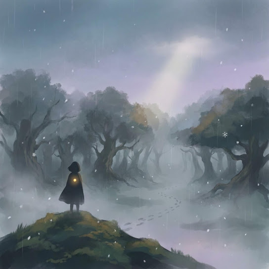 雨と雪のあいだで